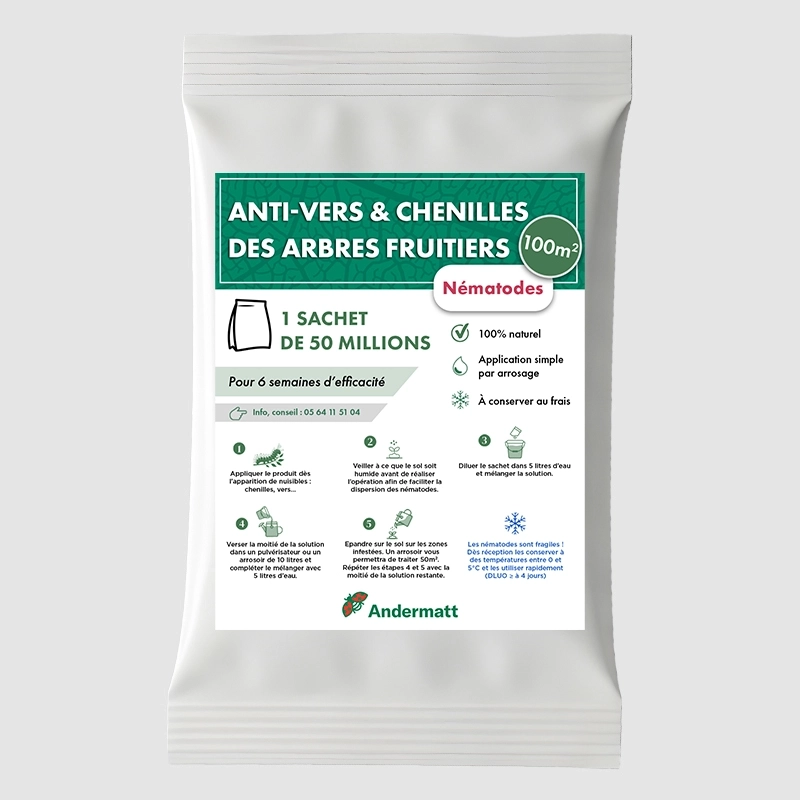 Nématodes pour Arbres Fruitiers 50M