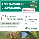 Nématodes pour gazon 50 M