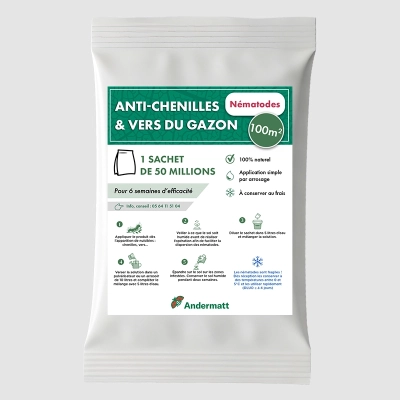 Nématodes pour gazon 50 M