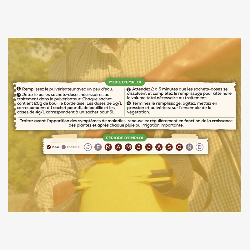 Bouillie Bordelaise non colorée 200gr